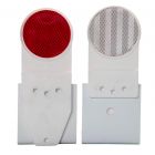 180deg FLEX POLY GUARDRAIL DELIN C / W RED & WHITE DECAL CL1A