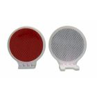 90deg FLEX POLY GUARDRAIL DELIN C / W RED & WHITE DECAL CL1A