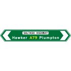 INTERSECTION DIRECTION SIGN