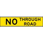 NO THROUGH ROAD