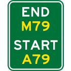 ROUTE MARKERS ALPHANUMERIC START/END (ROUTE)