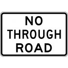 NO THROUGH ROAD
