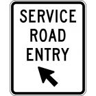 SERVICE ROAD ENTRY