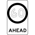 SPEED LIMIT AHEAD
