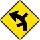 SUCCESSIVE SIDE ROAD JUNCTION ON A CURVE