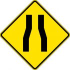 ROAD NARROWS