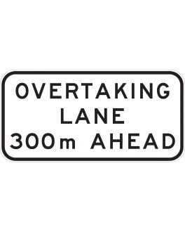 OVERTAKING LANE ?M AHEAD