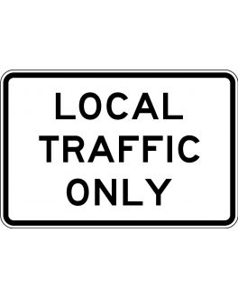 LOCAL TRAFFIC ONLY