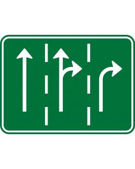 NO DESTINATIONS OR ADDED LANE