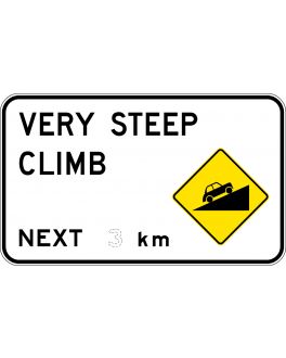 VERY STEEP CLIMB NEXT ?KM