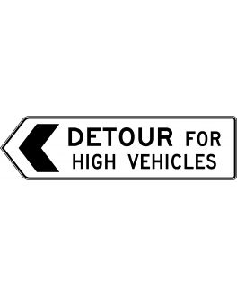 DETOUR FOR HIGH VEHICLES
