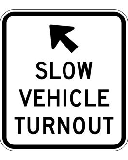 SLOW VEHICLE TURNOUT