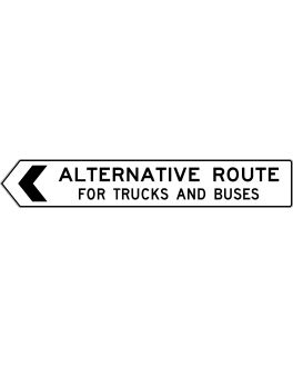 ALTERNATIVE ROUTE FOR?