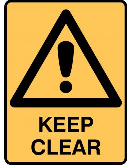 KEEP CLEAR