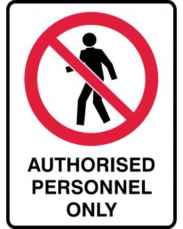 AUTHORISED PERSONNEL ONLY