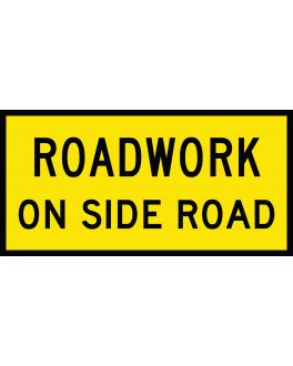 ROADWORK ON SIDE ROAD