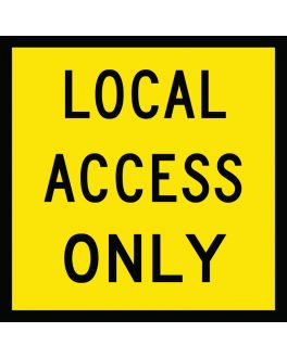 LOCAL ACCESS ONLY