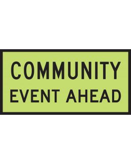 COMMUNITY EVENT AHEAD