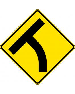 T INTERSECTION CURVED APPROACH