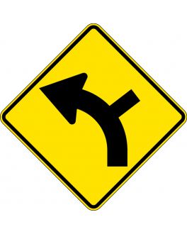 SIDE ROAD JUNCTION ON A CURVE