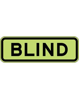 BLIND FLUORO YEL/GRN