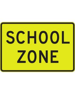 SCHOOL ZONE YEL/GRN